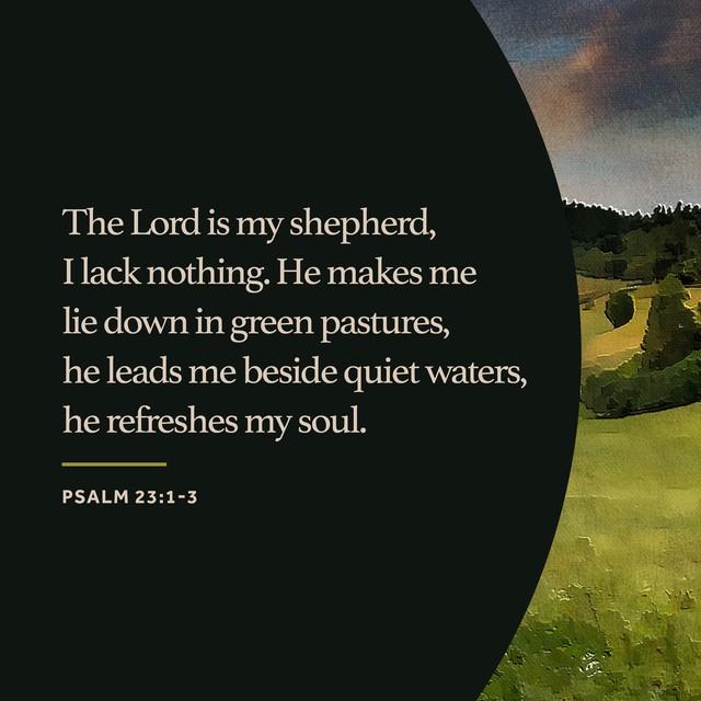 Psalm 23:1-3