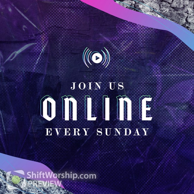 Online Invite Purple Shift Worship