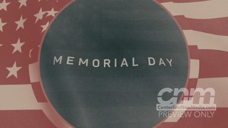 Vintage Waving American Flag Memorial Day Still