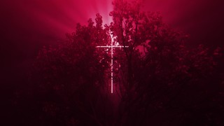 Myk Holy Week 11 Neon Cross Red