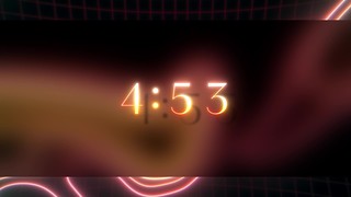 Neon Topo Countdown