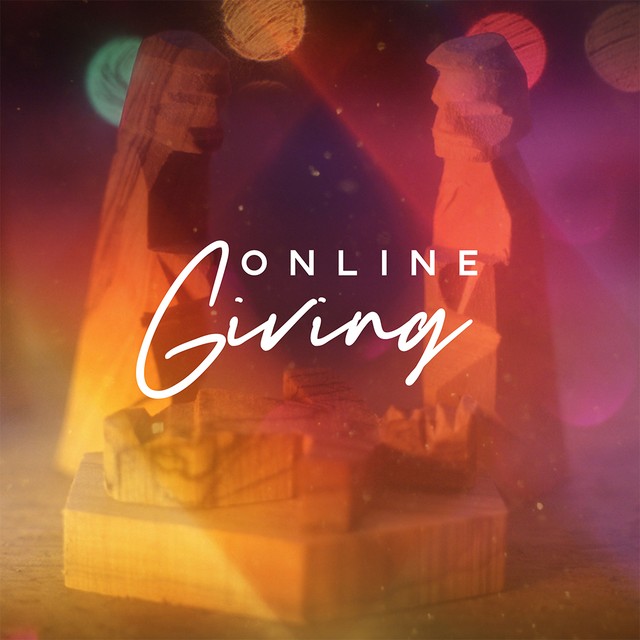 Rustic Nativity Online Giving